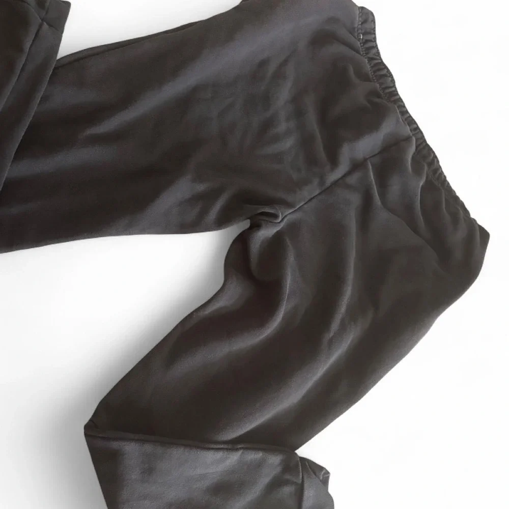 Nike Dri-FIT Black Sweatpants Men's Large Logo Waistband Joggers